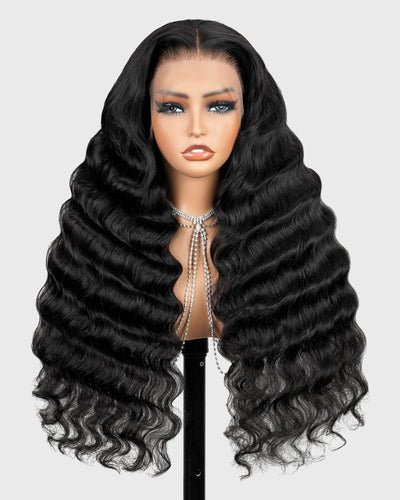 Deep Wave Frontal Wig - 28"