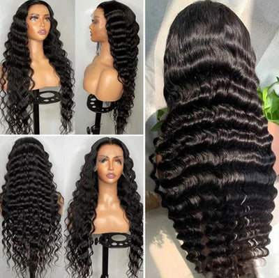 Deep Wave Frontal Wig - 26"