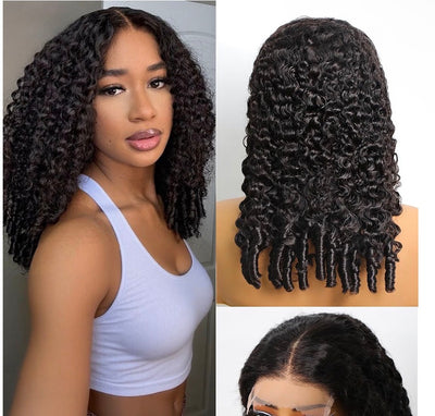 Bob closure 5x5 rizado birmano