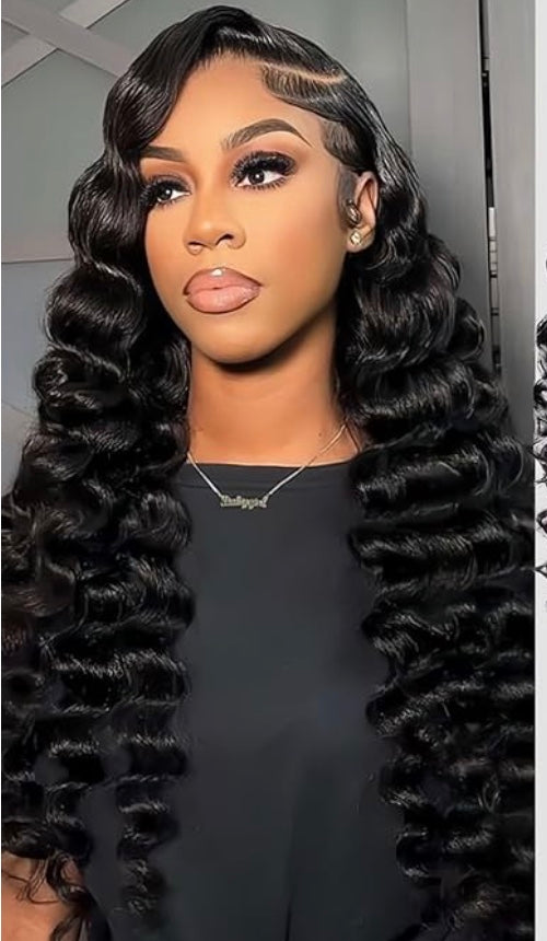 Deep Wave Frontal Wig 24 inch